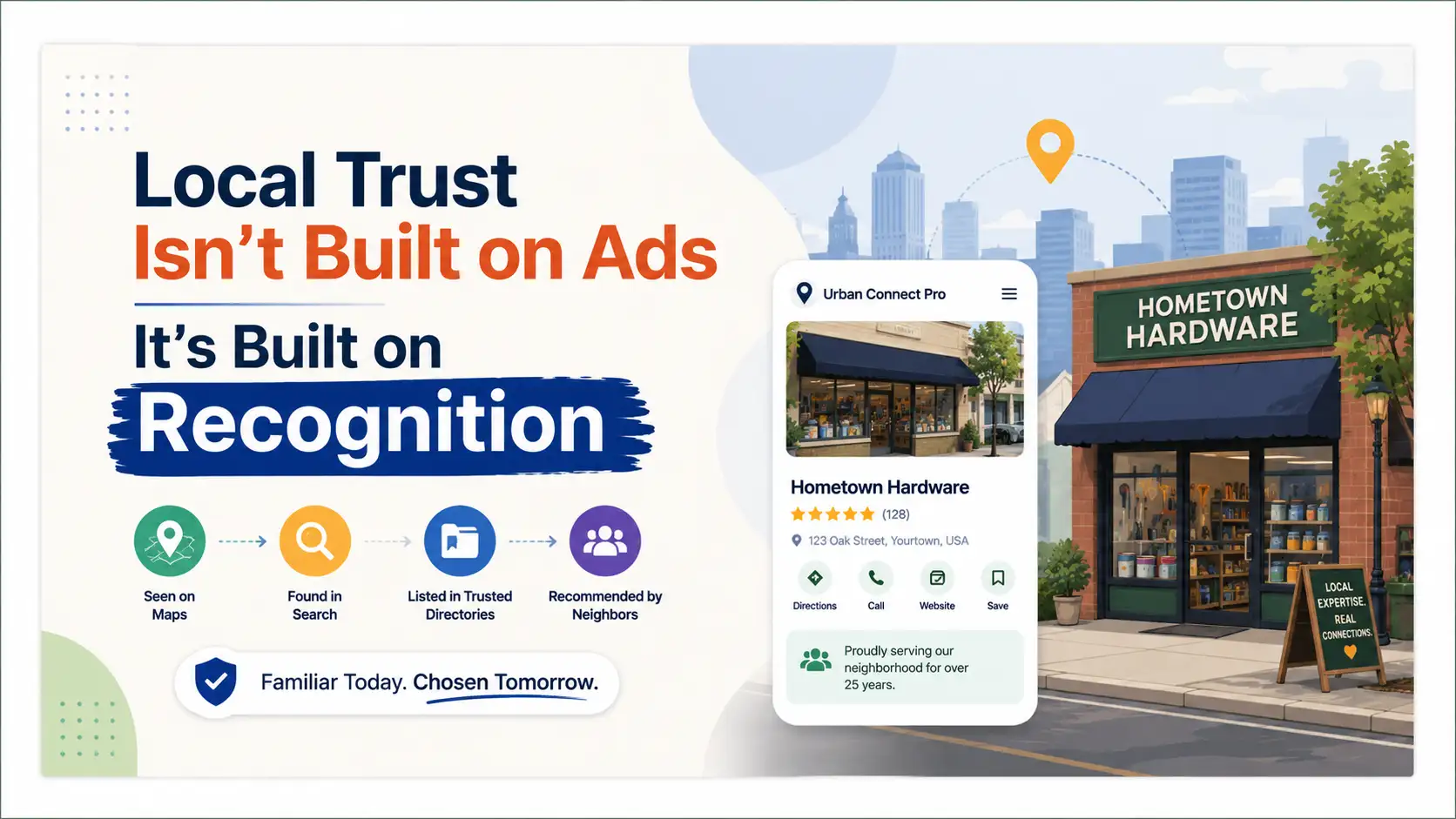 Local Trust Isn’t Built on Ads It’s Built on Recognition
