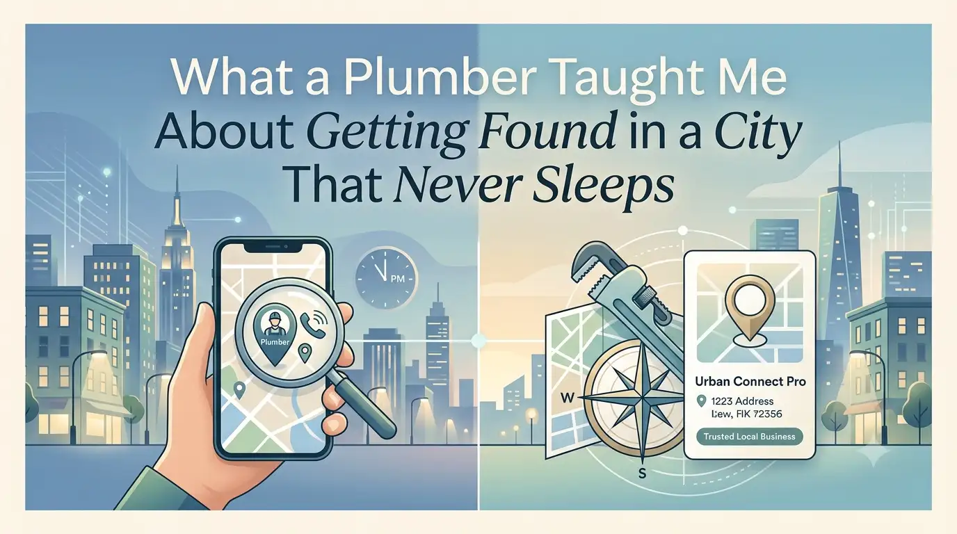 What a Plumber Taught Me About Getting Found in a City That Never Sleeps